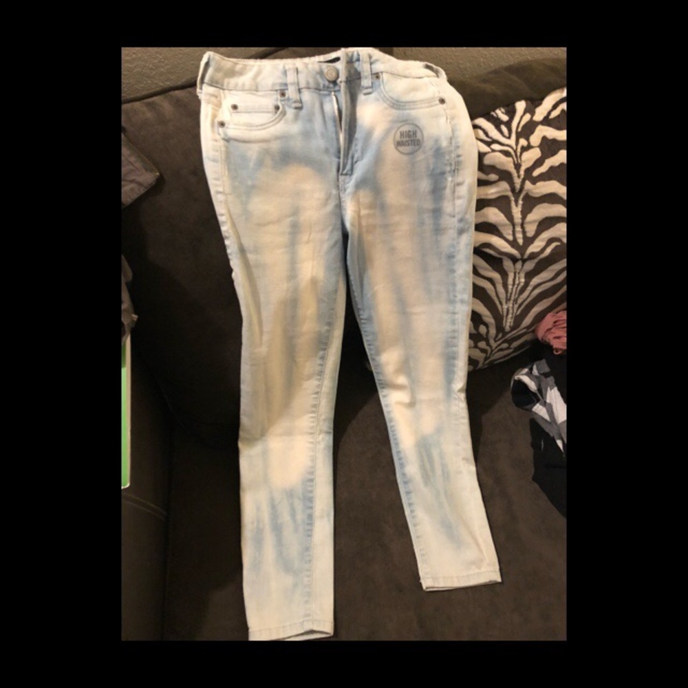 High waisted cropped jegging